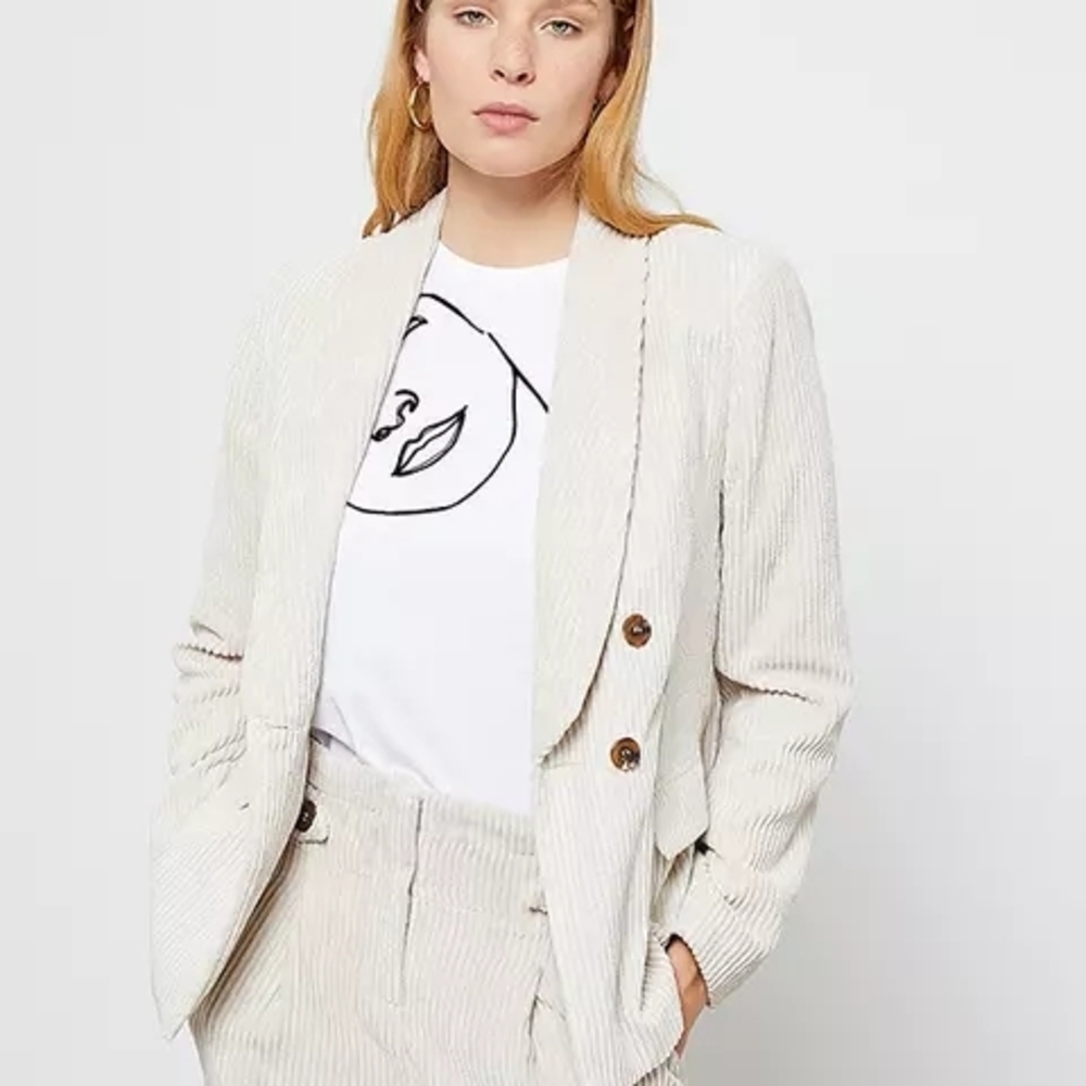 Etam Cream Corduroy Suit